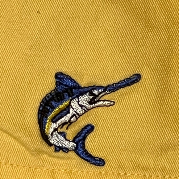 Berle Wash Stoned & Beaten twill shorts size 40 9” inseam Marlin embroidery - Picture 2 of 6